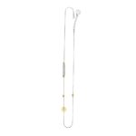 collana donna 1 raggio rodio pietre bianche solaris gioielli argento ellius