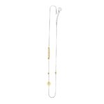 collana donna 1 raggio rodio pietre champagne solaris gioielli argento ellius