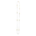 collana donna 6 raggi rodio pietre champagne solaris gioielli argento ellius