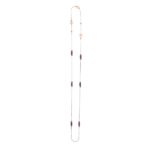collana donna 6 raggi rodio pietre ruby solaris gioielli argento ellius