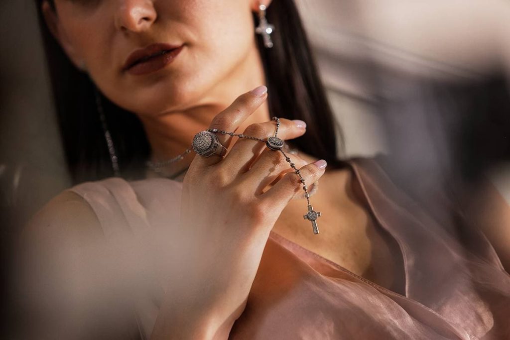 Double Rosary Necklace