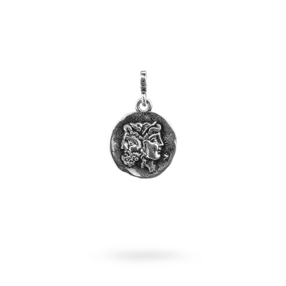 Charm Mitologia Giano gioielli argento Ellius maglina