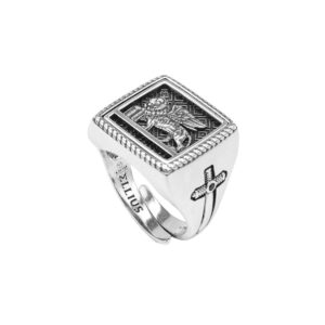 anello uomo leone di venezia gioielli argento uomo