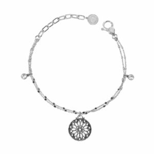 bracciale rosone firenze donna argento gioielli ellius