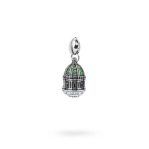 charm cupola madonna del rosario Pompei moschettone gioielli argento ellius