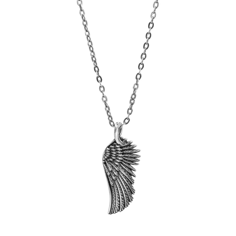 collana ali aquila uomo gioielli argento ellius