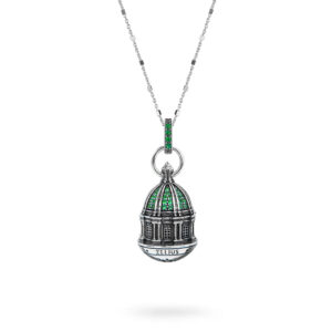 collana cupola madonna di Pompei gioielli argento ellius