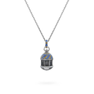 collana cupola minimal monastero san benedetto Conversano gioielli argento ellius