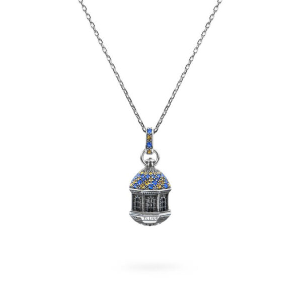 collana cupola minimal monastero san benedetto Conversano gioielli argento ellius