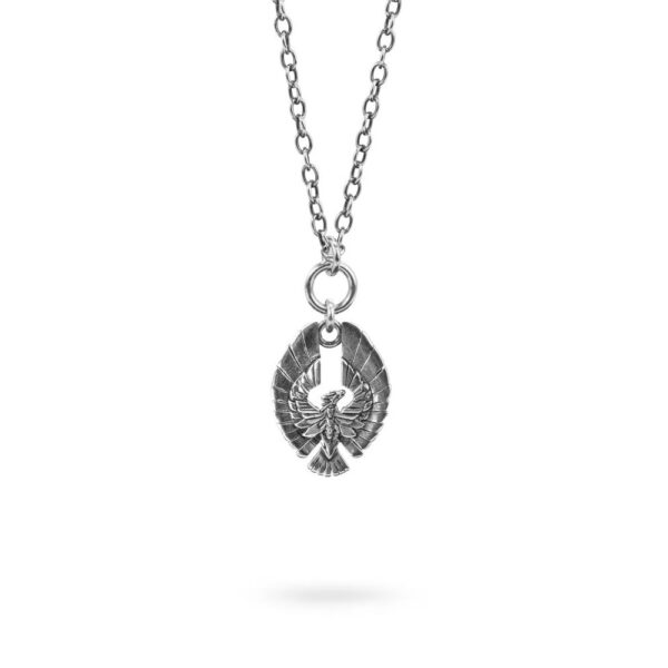 collana fenice minimal gioielli argento ellius