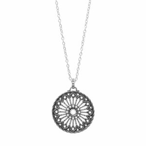 collana light rosone medio Firenze donna gioielli argento ellius