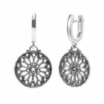orecchini light rosone Firenze donna gioielli argento ellius
