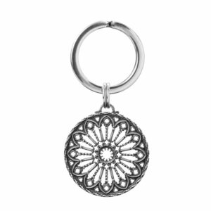 portachiavi rosone firenze gioielli argento ellius