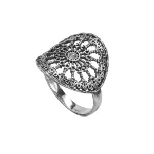 Anello Light Rosone Orvieto gioielli argento ellius