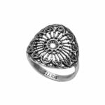 anello light rosone Firenze gioielli argento Ellius