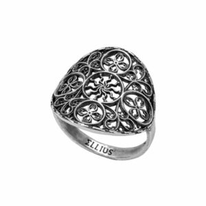 anello light rosone Milano gioielli argento Ellius