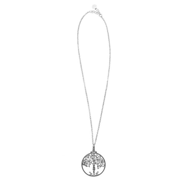 Collana grande Albero della Vita Argento Donna