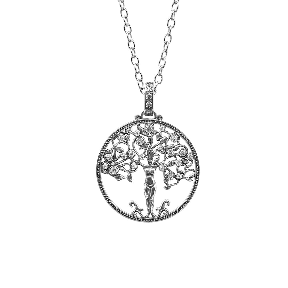 Collana piccola Albero della Vita Argento Donna particolare