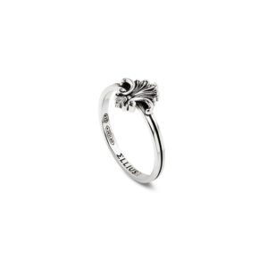 Anello Fregio Sicento barocco donna in argento