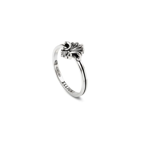 Anello Fregio Sicento barocco donna in argento