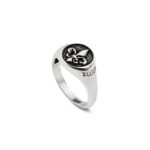 Giglio Firenze ring in polished silver for women