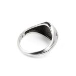 Giglio Firenze ring in polished silver for women