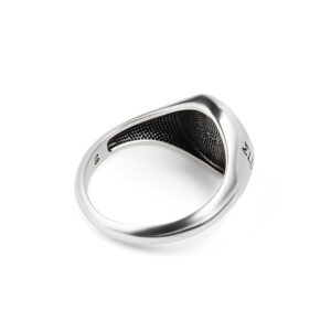 Anello Giglio Firenze in argento lucido per donna