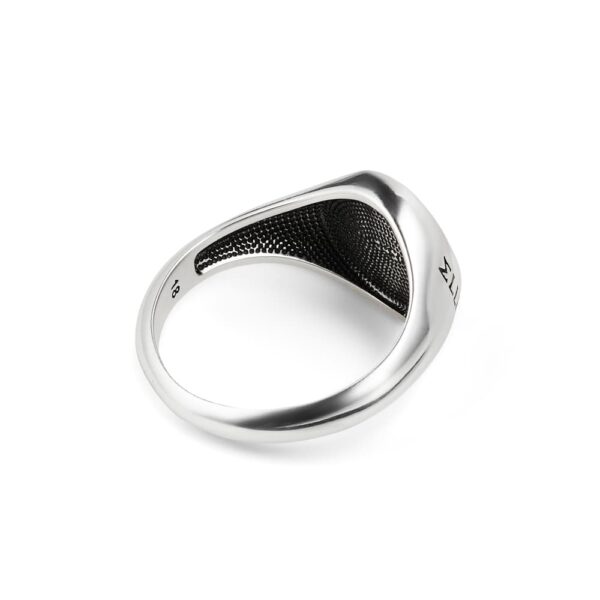 Anello Giglio Firenze in argento lucido per donna