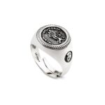 Anello Leone Israele in argento