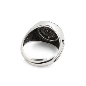 Anello Leone Israele in argento retro
