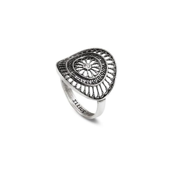 Anello Rosone light Cattedrale San Rufino Assisi in argento
