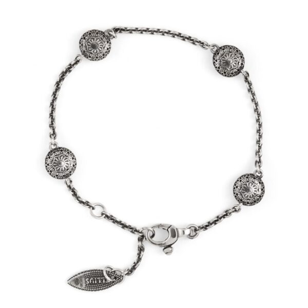 Bracciale Agnese Seicento pietre barocco donna in argento retro