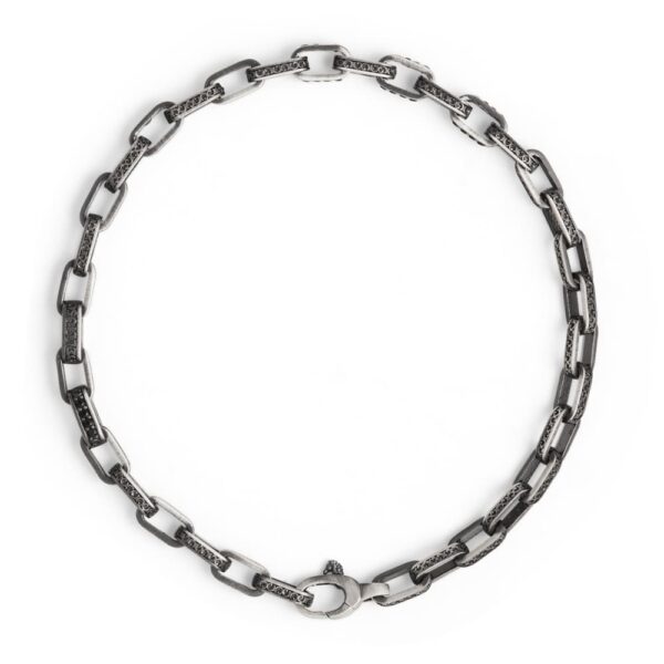 Bracciale Caravaggio uomo in argento
