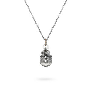Collana Cupola Minimal Santa Lucia al Sepolcro Siracusa argento