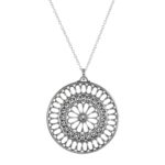 Collana Rosone Light Grande San Rufino Assisi donna in argento