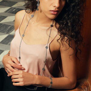 Indossato parure floreale collezione seicento