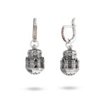 Cupola Basilica Santuario Santa Lucia Siracusa silver earrings