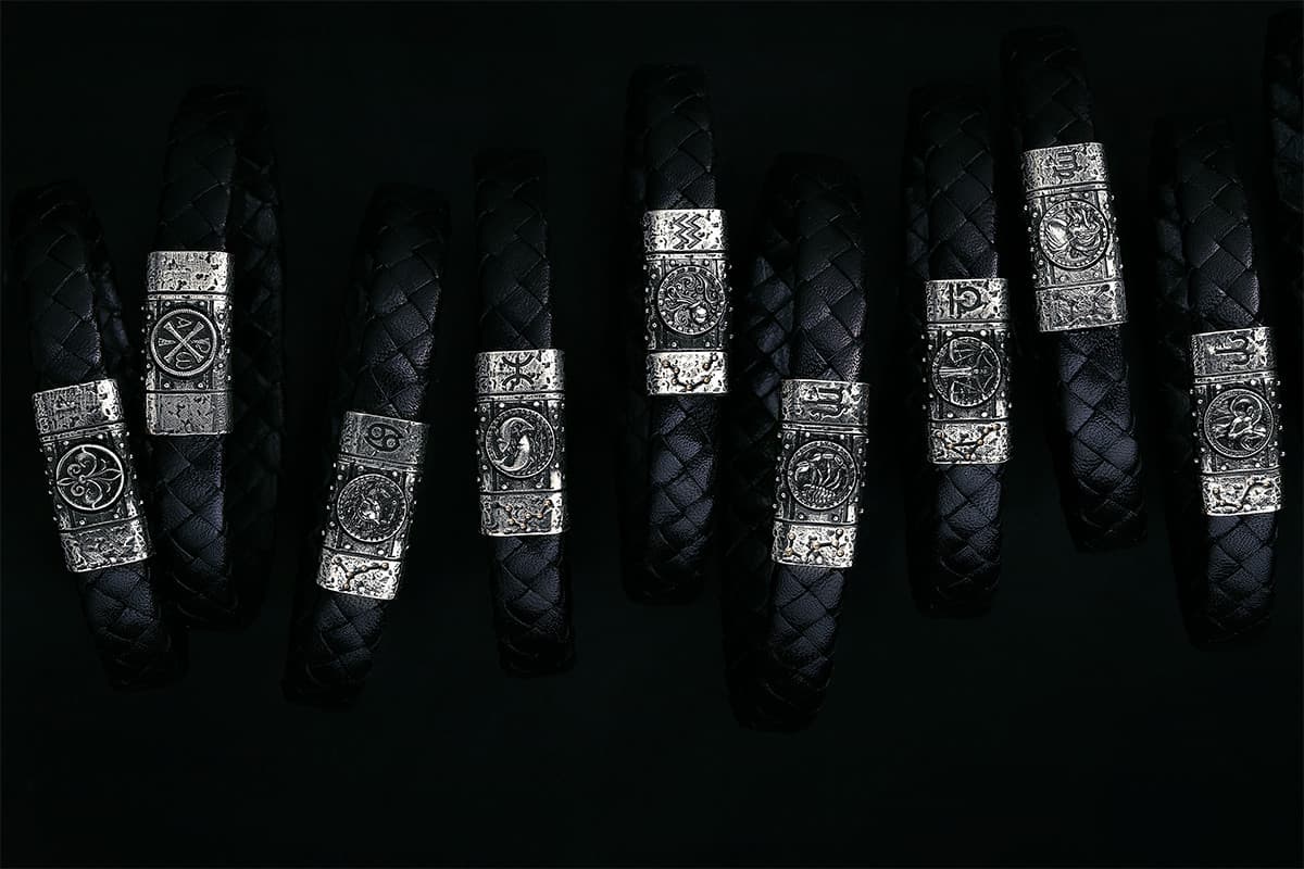 Bracciali dello Zodiaco con Costellazioni in argento