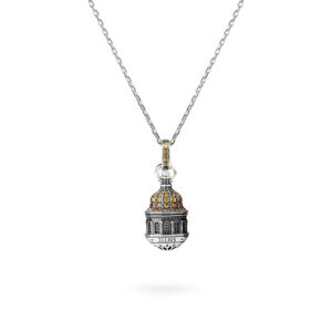 Collana Cupola Minimal Santa Sofia Kiev argento