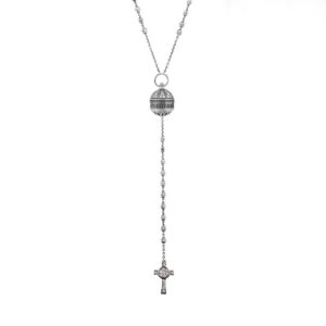 Collana Rosario Cupola Santa Maria Assunta Siena argento