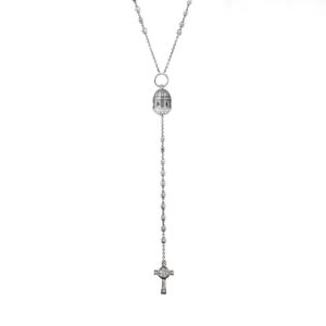 Collana Rosario Cupola Tempio della Consolazione Todi argento