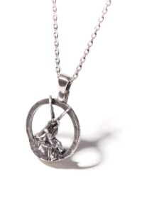 Amore e Psiche gioiello in argento