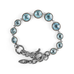 bracciale agnese pietre celesti donna argento ellius