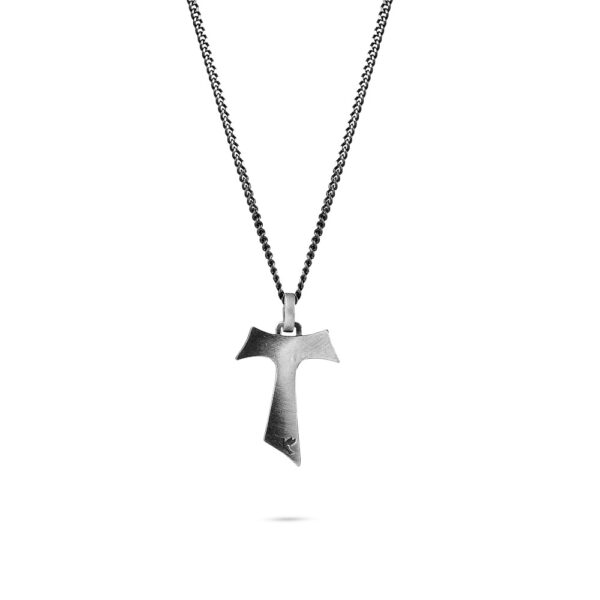 Collana Tau uomo argento
