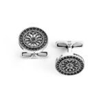 cufflinks rose window todi silver man