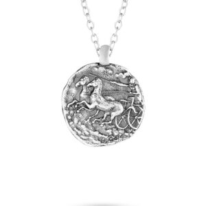 collana giano donna argento ellius retro