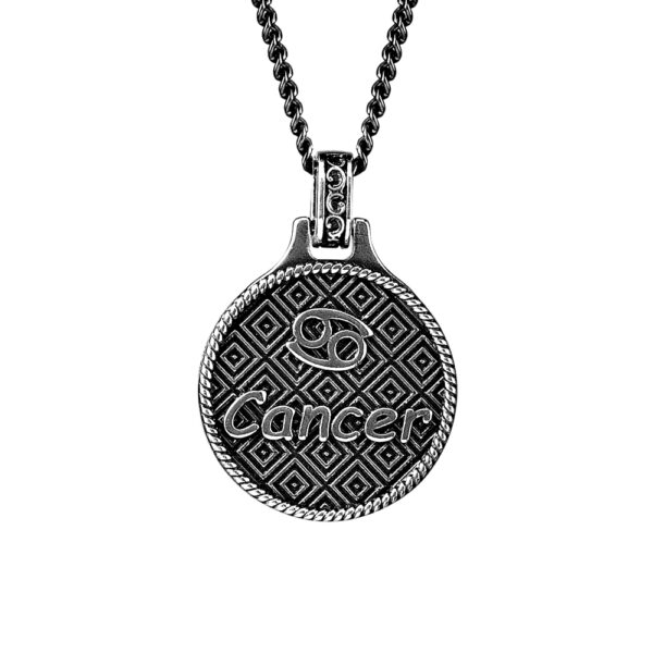 collana zodiaco cancro uomo argento ellius retro