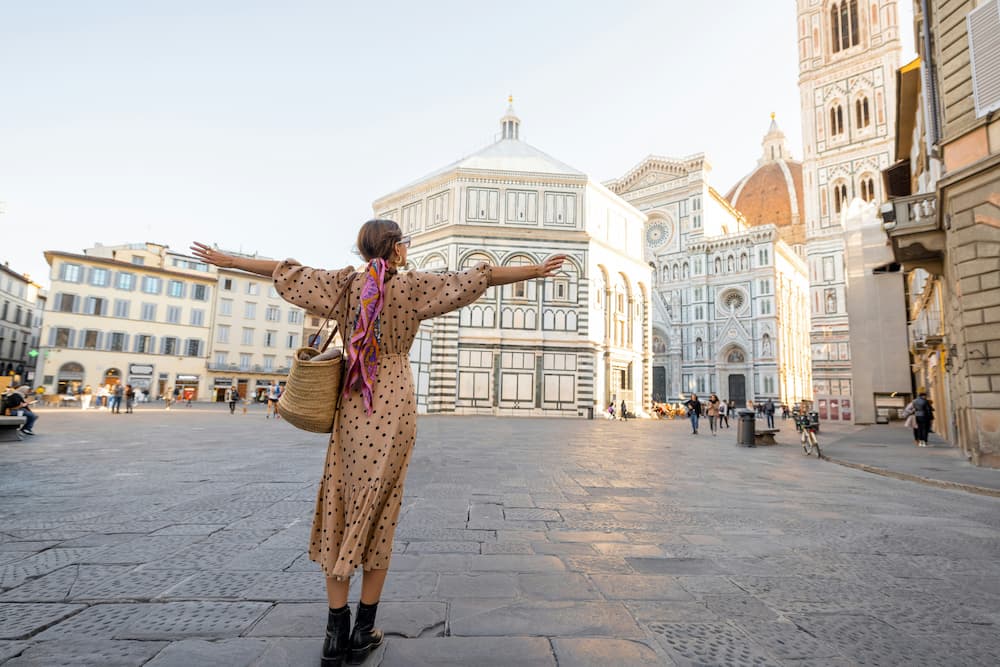 Fascino della città di Firenze e della Cupola del Brunelleschi